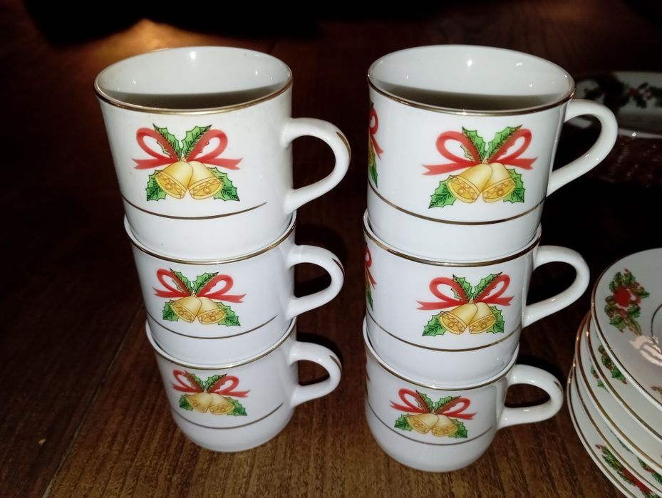 Serviço Café Natal Vintage