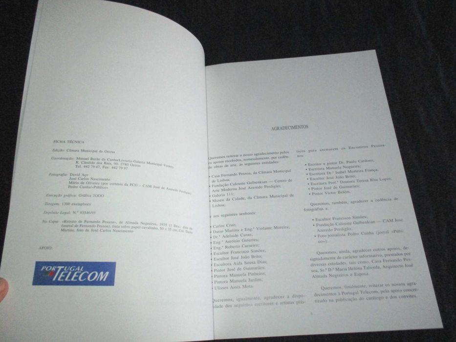 Livro Homenagem a Fernando Pessoa Galeria Verney 1995