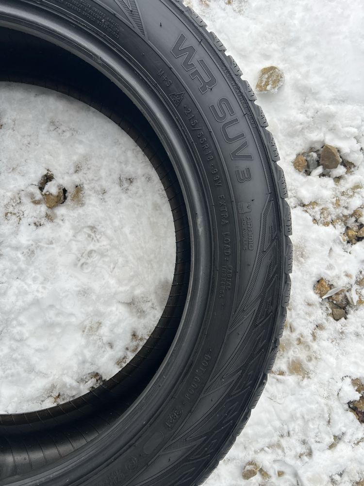 4 szt 215/55 r 18 Nokian Wr Suv 3 Jak Nowe