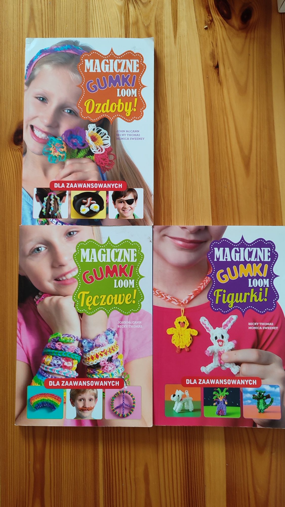 Książki dla dziewczynki,plecenie z gumek