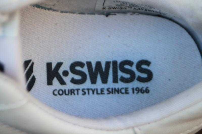 Кроссовки кеды K-Swiss кожа Швейцария 37р кеди кросівки
