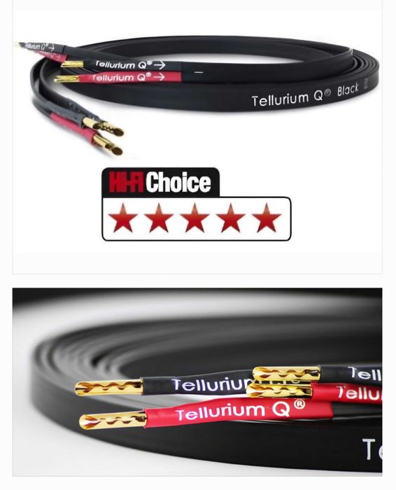 Kable głośnikowe Tellurium Q BLACK II super ceny WROCŁAW
