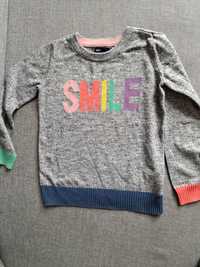 Sweter Gap kids S 6-7lat 120 cm Smile kolory bawełna