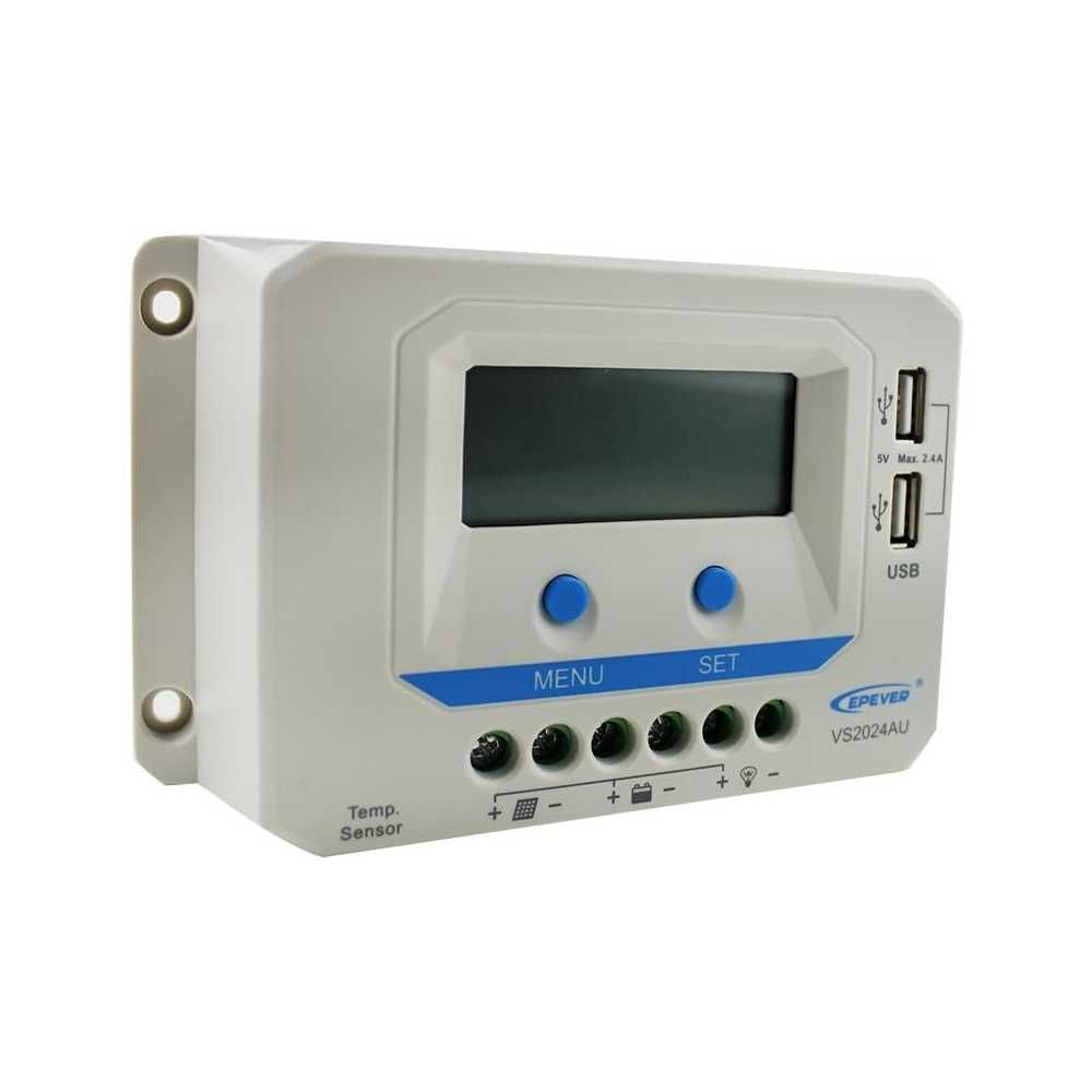 Regulador solar EPEVER PWM 20A (Autocaravana / Campervan)