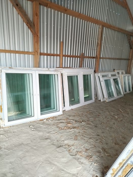 Sprzedam okna dwuskrzydłowe różne wymiary, duży wybór, dobrym stanie