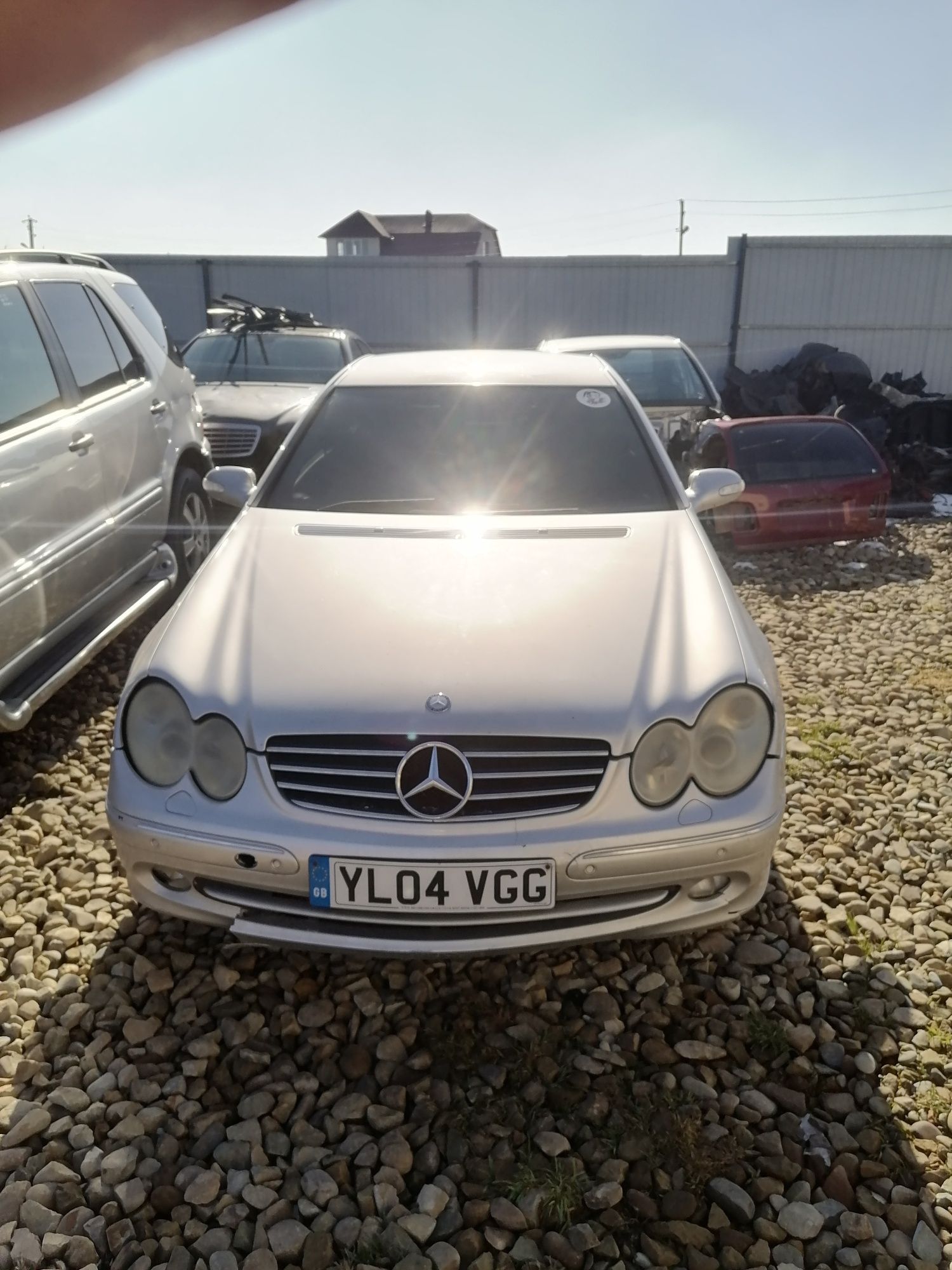 Комплект бампер задній двері чверть дах Мерседес CLK w209