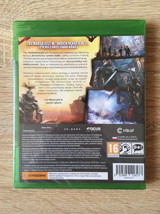 The Technomancer - Xbox One - Spiders - PL - NOWA, FOLIA