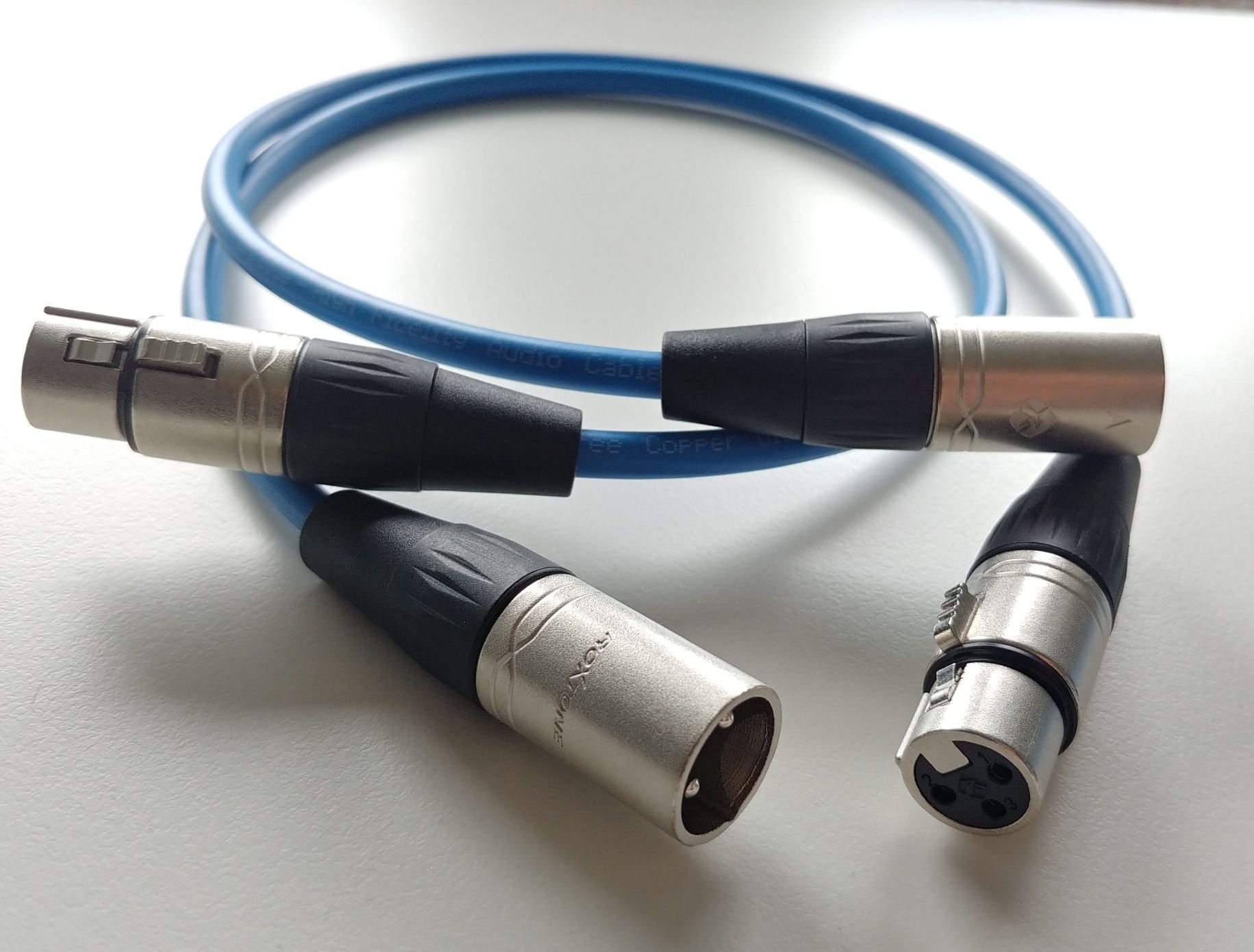 Melodika SBC1230 Sky Blue 2x XLR 0.5m Interkonekt