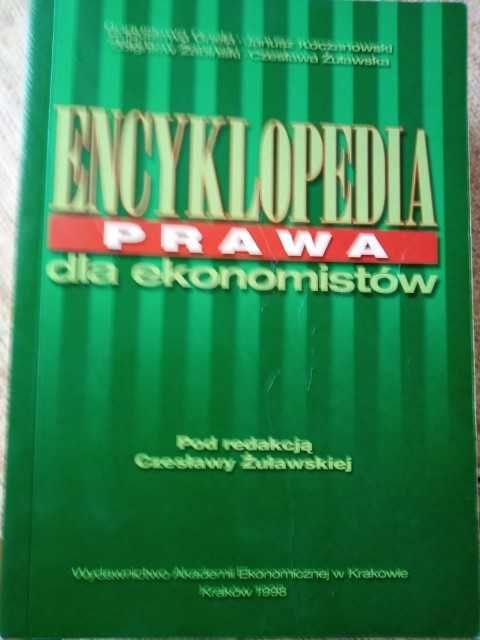 Encyklopedia prawa dla ekonomistów,1998, pod red. Czesławy Żuławskiej