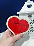 Drewniane puzzle  - I love you