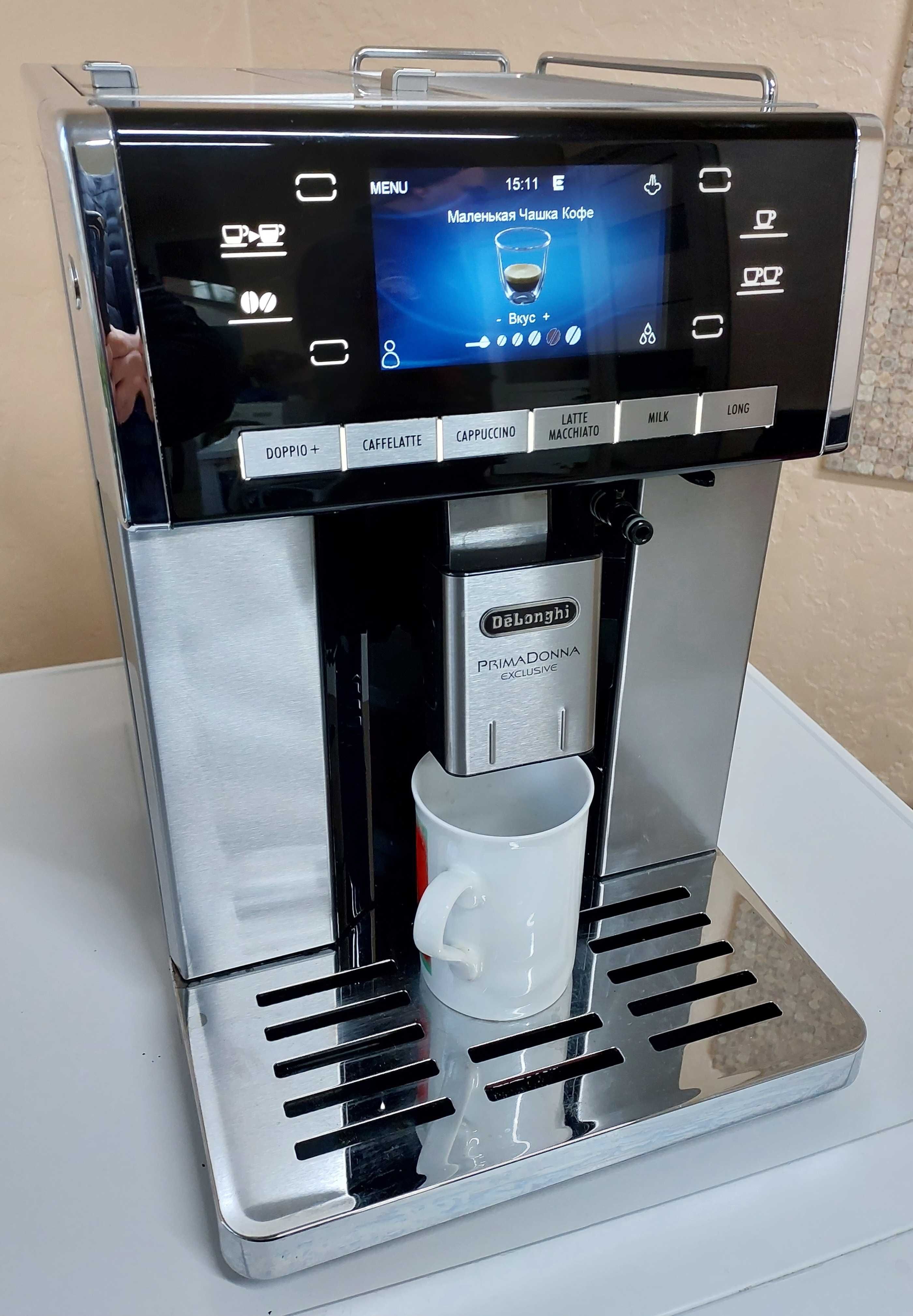 Кавоварка кавомашина DeLonghi ESAM 6900 M PrimaDonna Exclusive