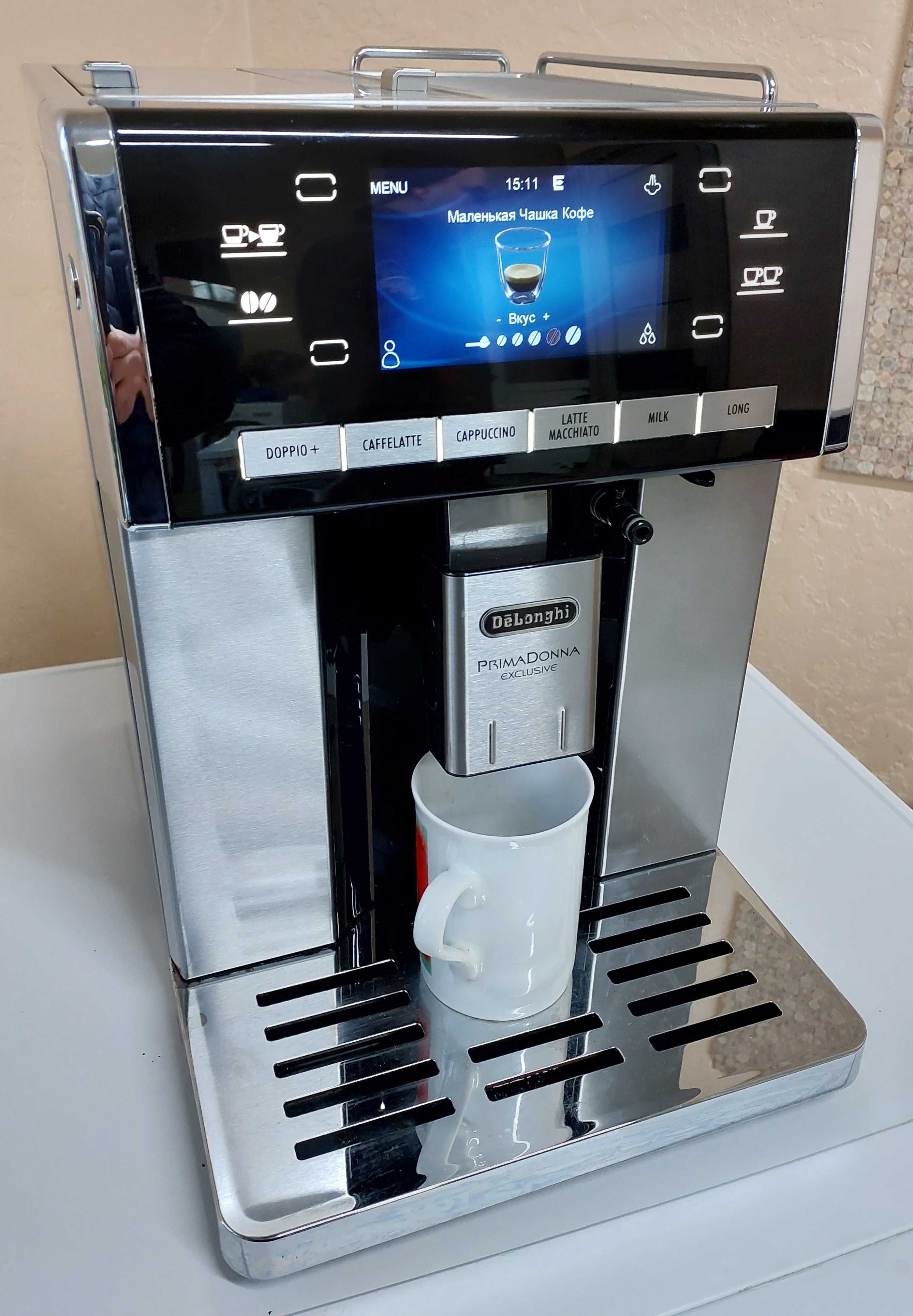 Кавоварка кавомашина DeLonghi ESAM 6850 M PrimaDonna Exclusive