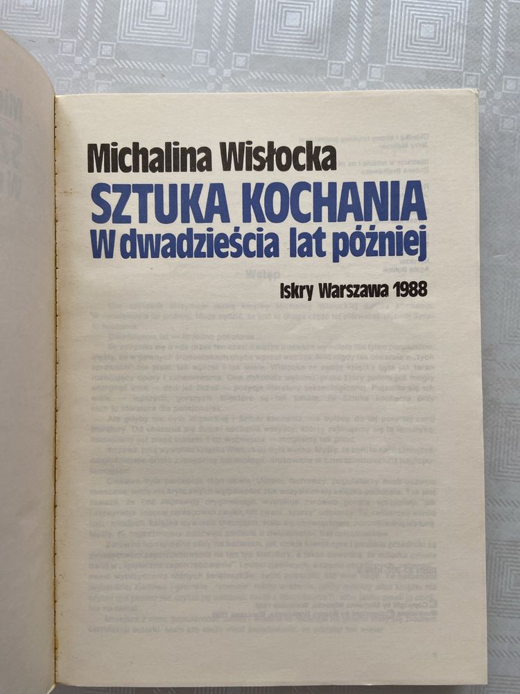 Sztuka kochania. W dwadzieścia lat póżniej - Michalina Wisłocka