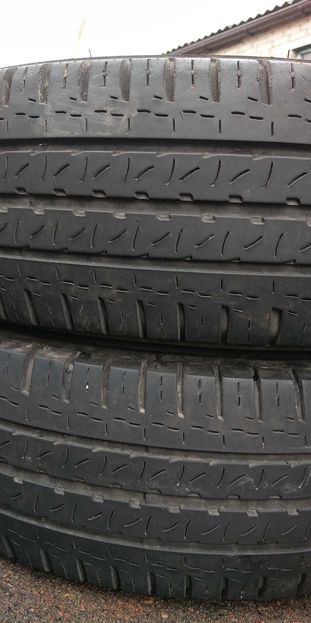 Шини літні KLEBER TRANSPRO 215/75 R16c с 5.3mm колеса б у покришки