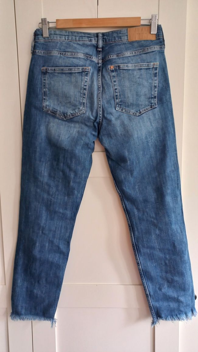 H&M Spodnie jeansowe 36 S Girlfriend Jeans jeansy