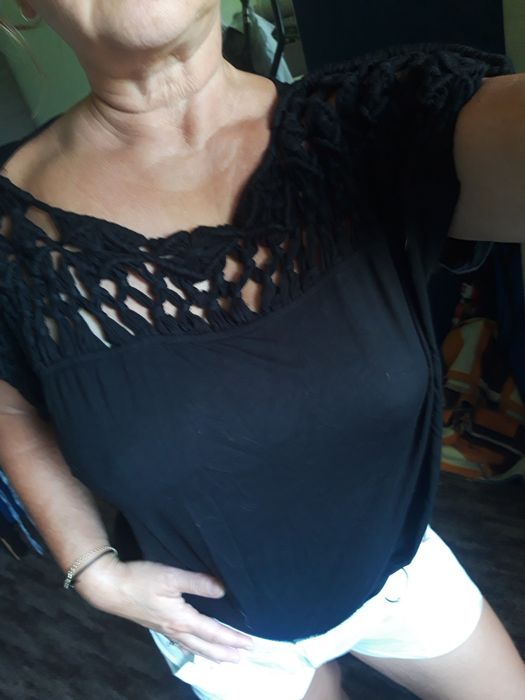 Bluzka damska z krótkim rękawem V by Very L/XL