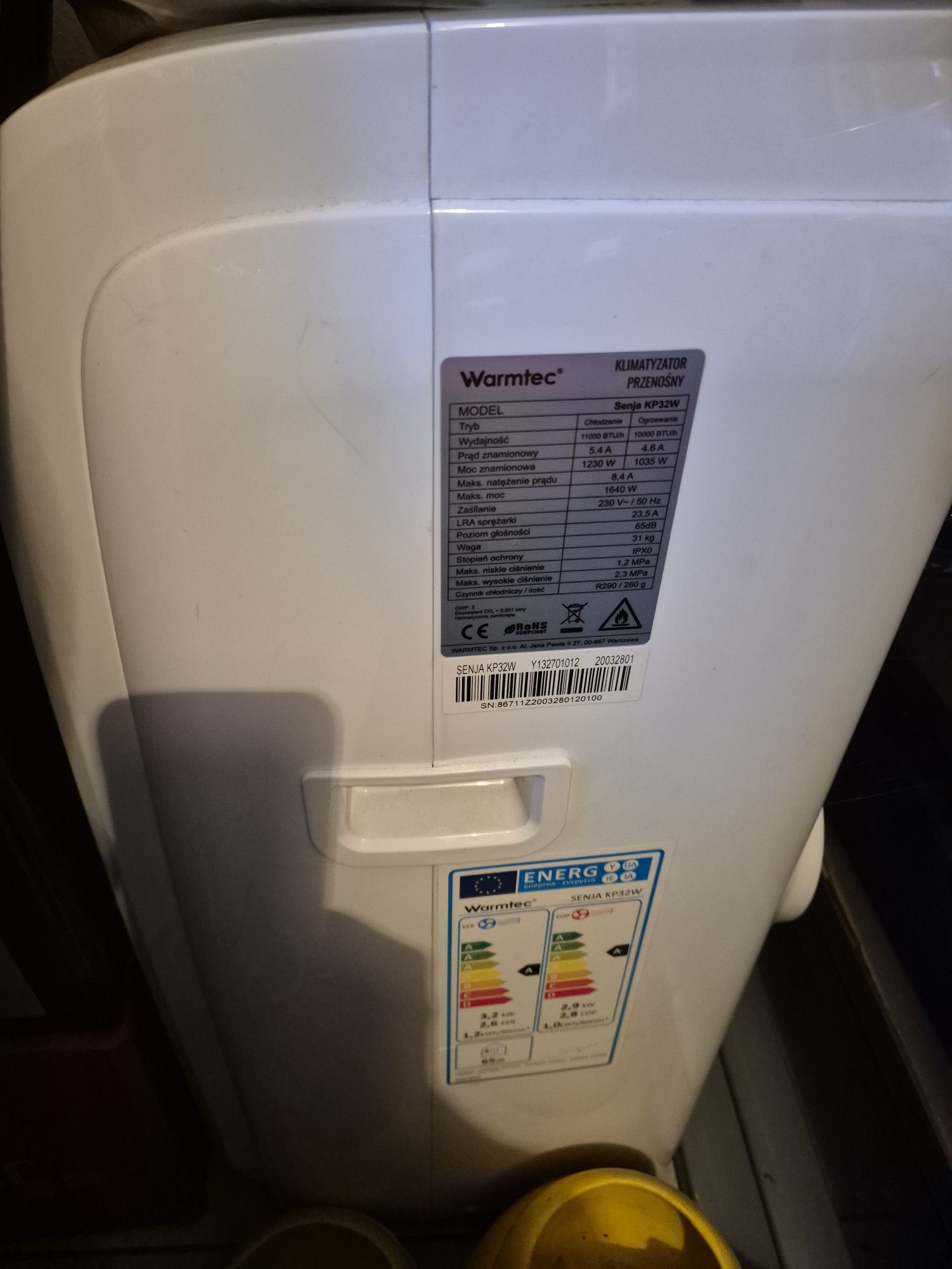 Klimatyzator przenośny Warmtec Senja KP32W Wi-Fi