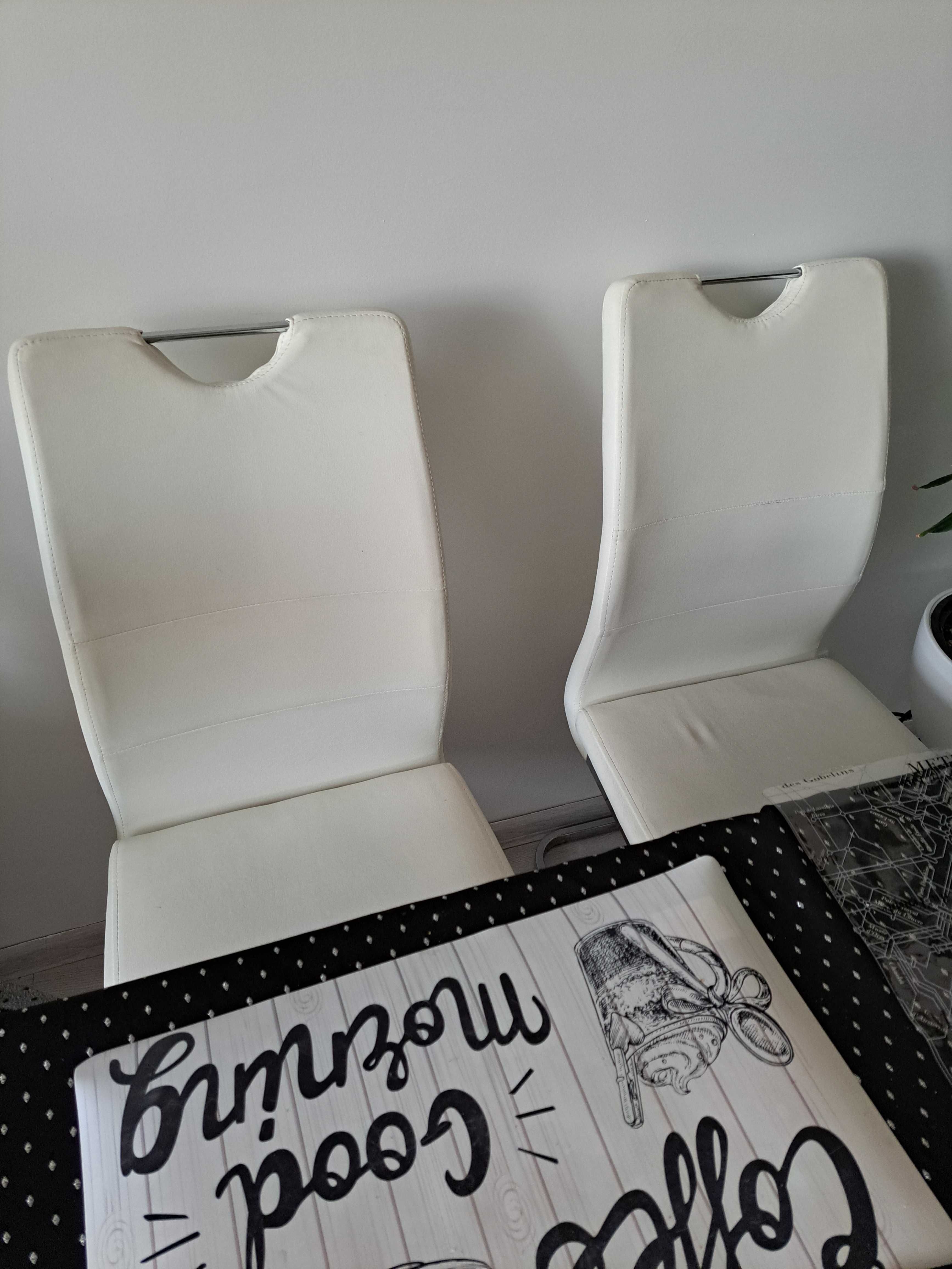Sprzedam 4 fotele eko skóra