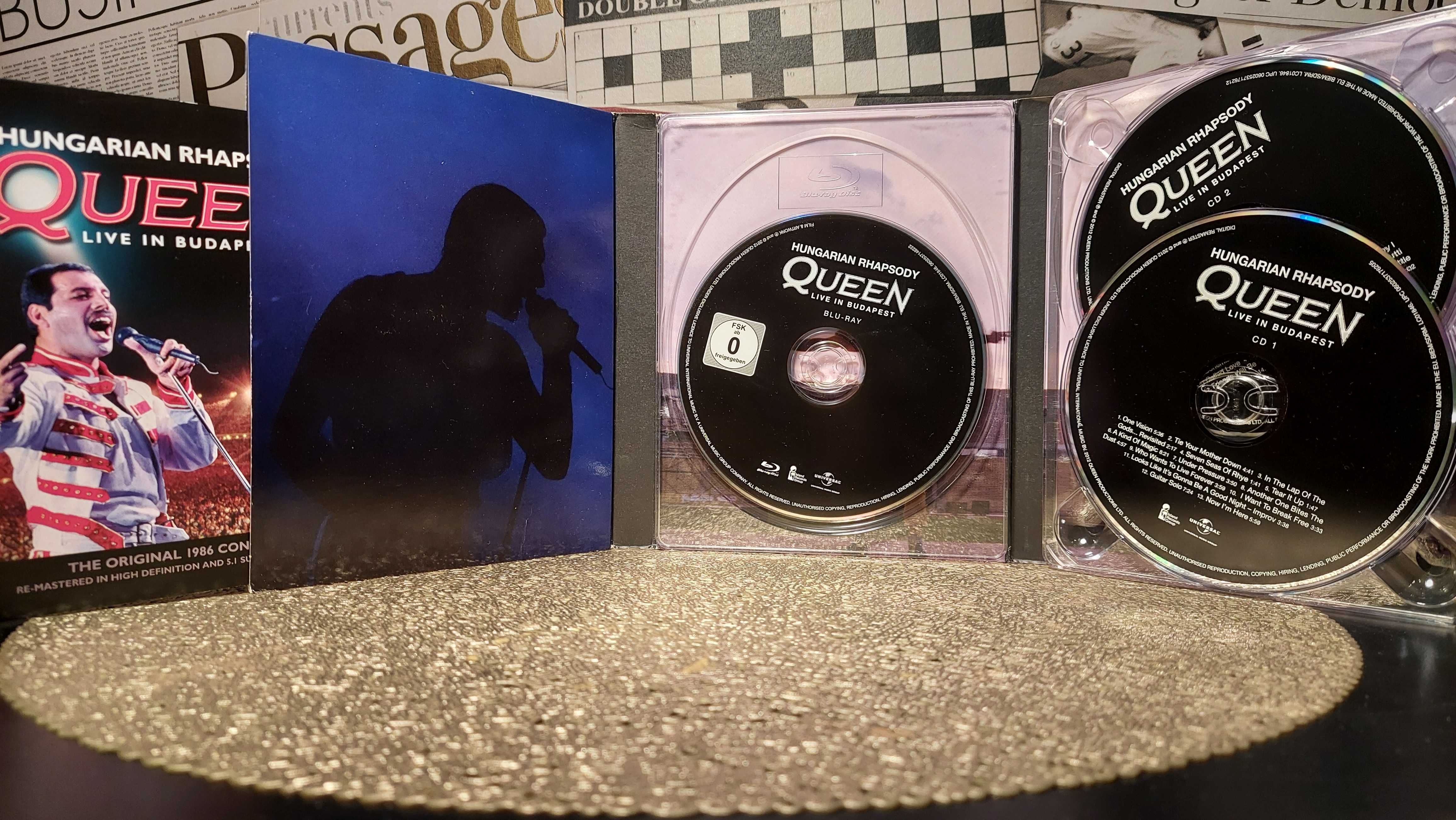Queen - Hungarian Rhapsody Live In Budapest Koncert Blu-ray + 2 x CD