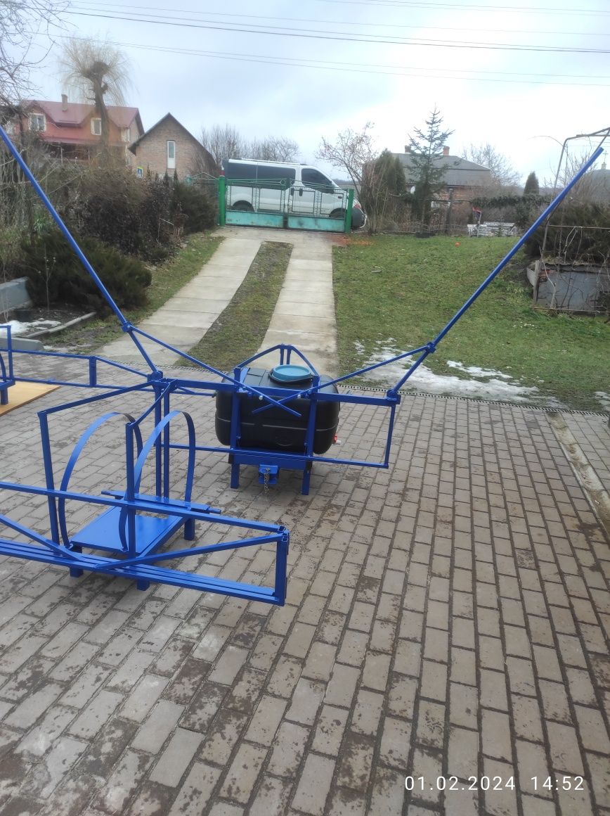 оприскувач оприскуватель для мінітрактора трактора  мототрак