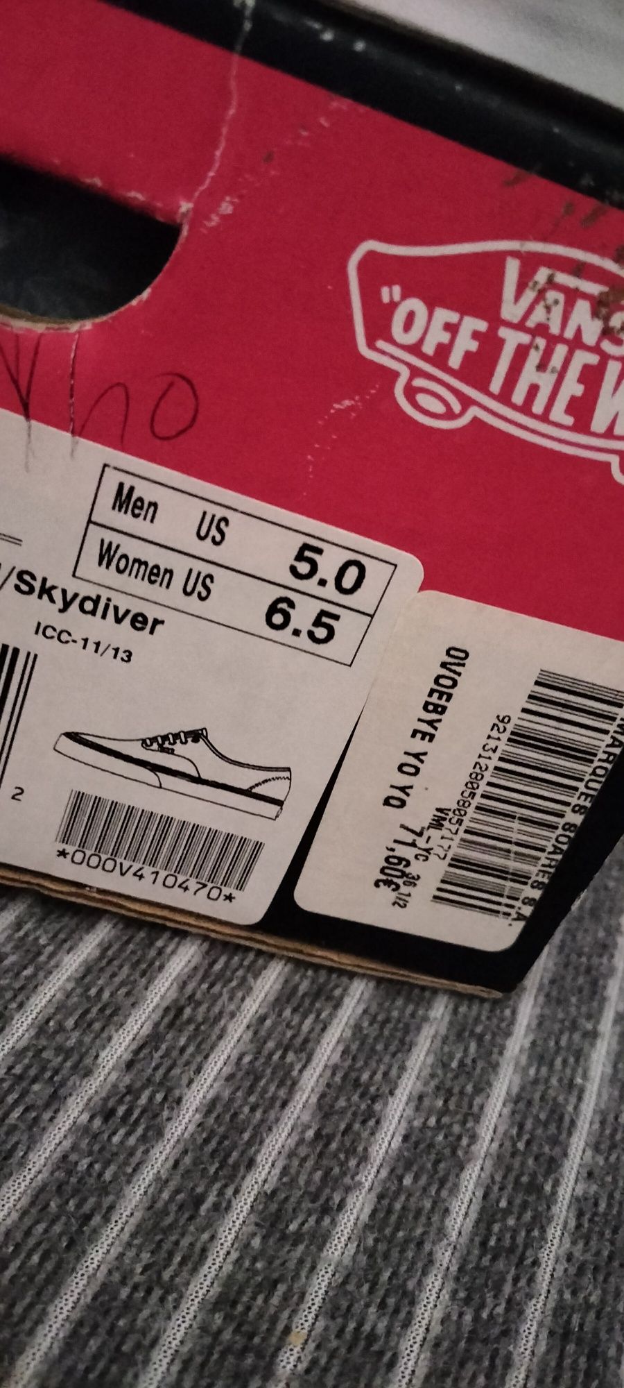 Sapatilhas vermelhas Vans