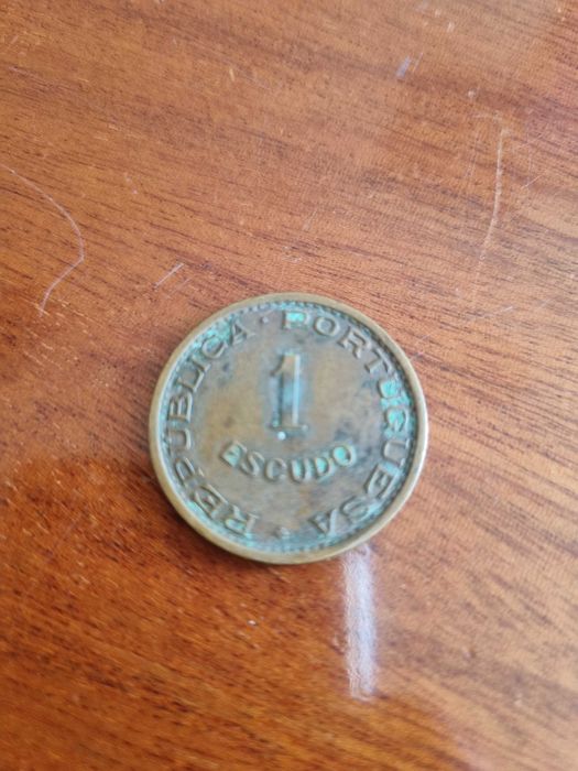 Moeda Antiga - 1 Escudo São Tomé e Príncipe 1962 - Época Colonial