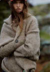 Пальто Zara шерсть альпаки S