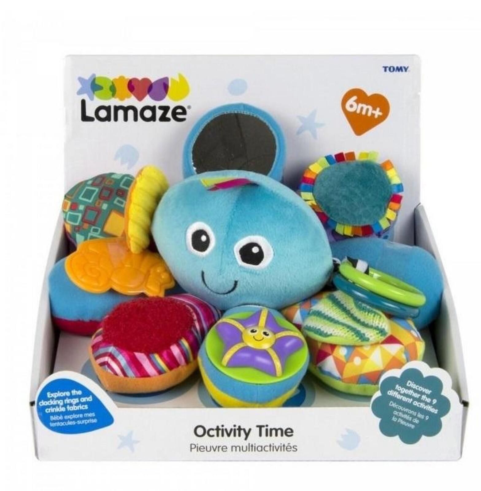 Lamaze Ośmiorniczka dla maluszka TOMY pudełko,374x238 mm
