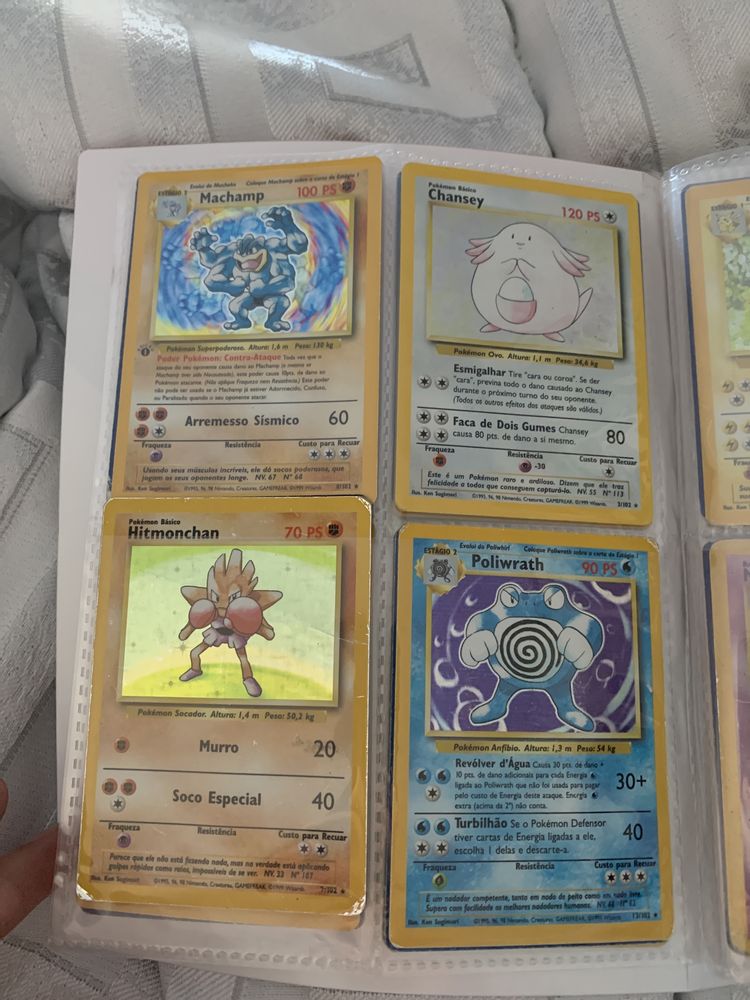 Coleção completa Base Set 1999 (Cartas Pokemon)