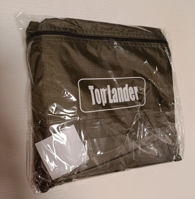 Якісний тент 3×3 туристичний TOP Lander, колір олива, оригінал