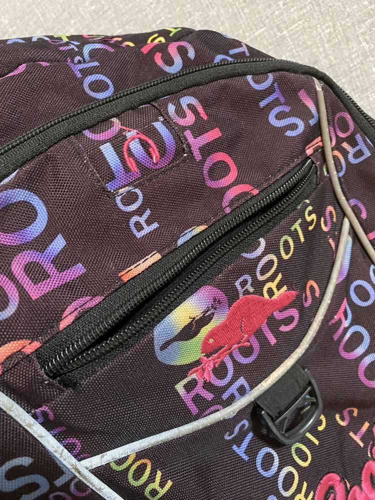 Рюкзак Roots фиолетовый школьный спортивный для девочки
