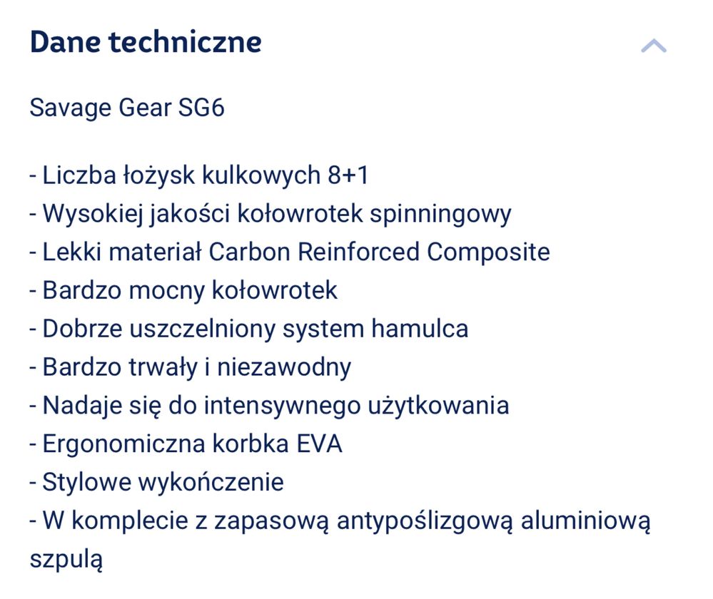 Kołowrotek Savage Gear SG6 3000 FD