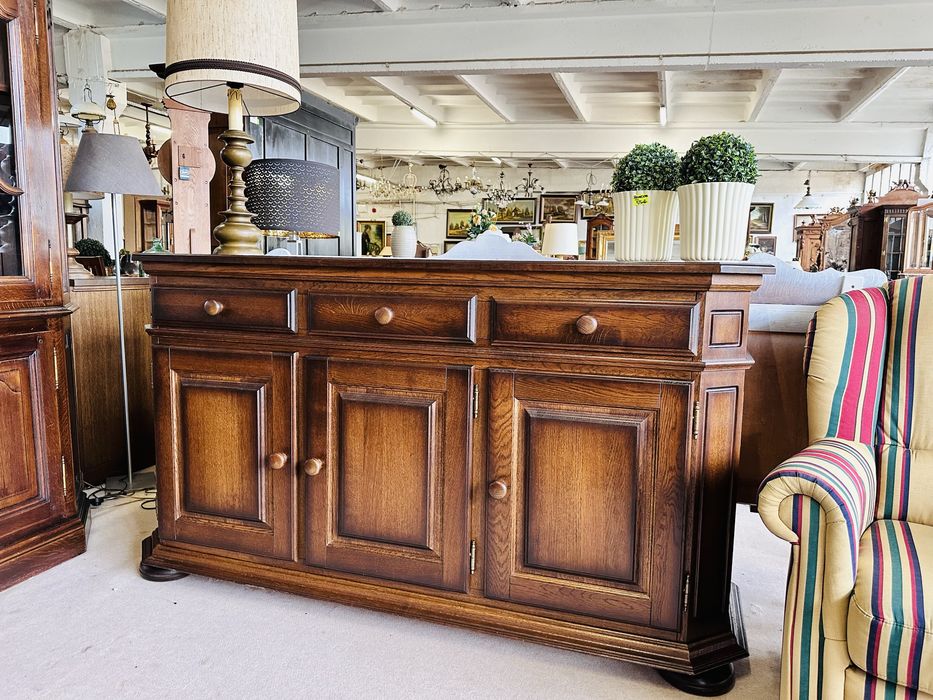 Bardzo zadbana, dębowa KOMODA HOLENDERSKA 191 szer. :)