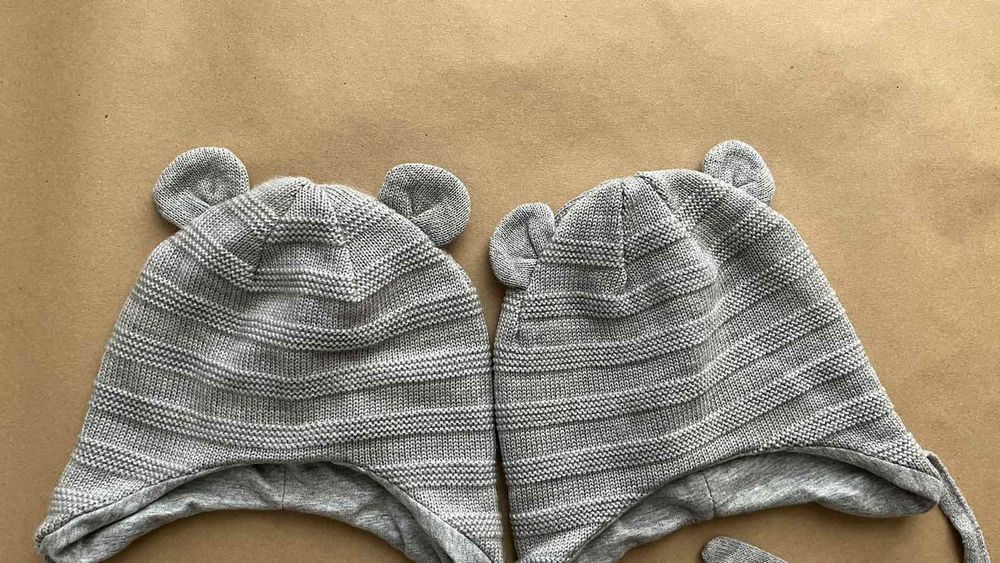 Шапки  шерсть, 6-18 мес