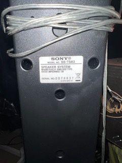 Głośniki Prawy lewy Sony