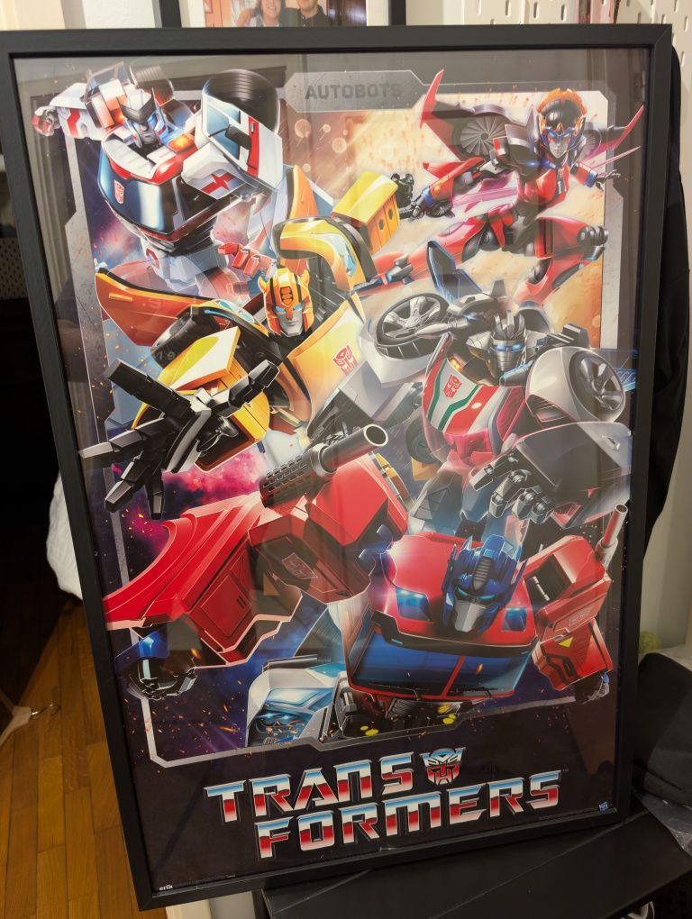Poster Transformers emoldorado