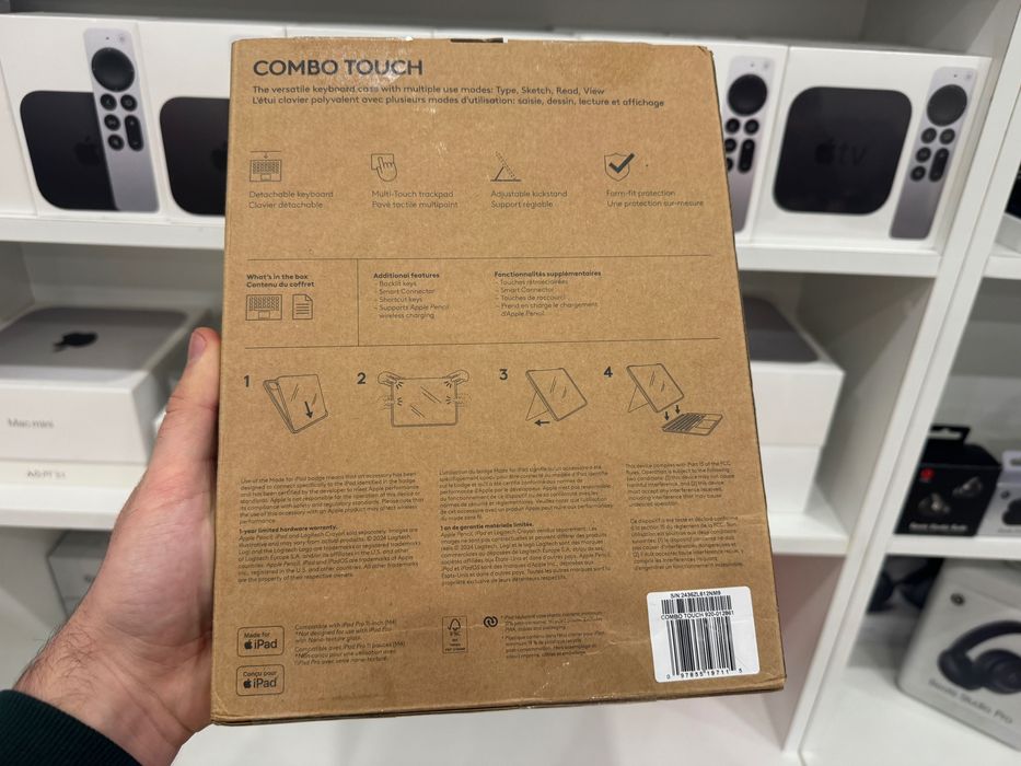 Клавіатура Logitech Combo Touch iPad Pro 11" M4 Graphite 920-012831 61