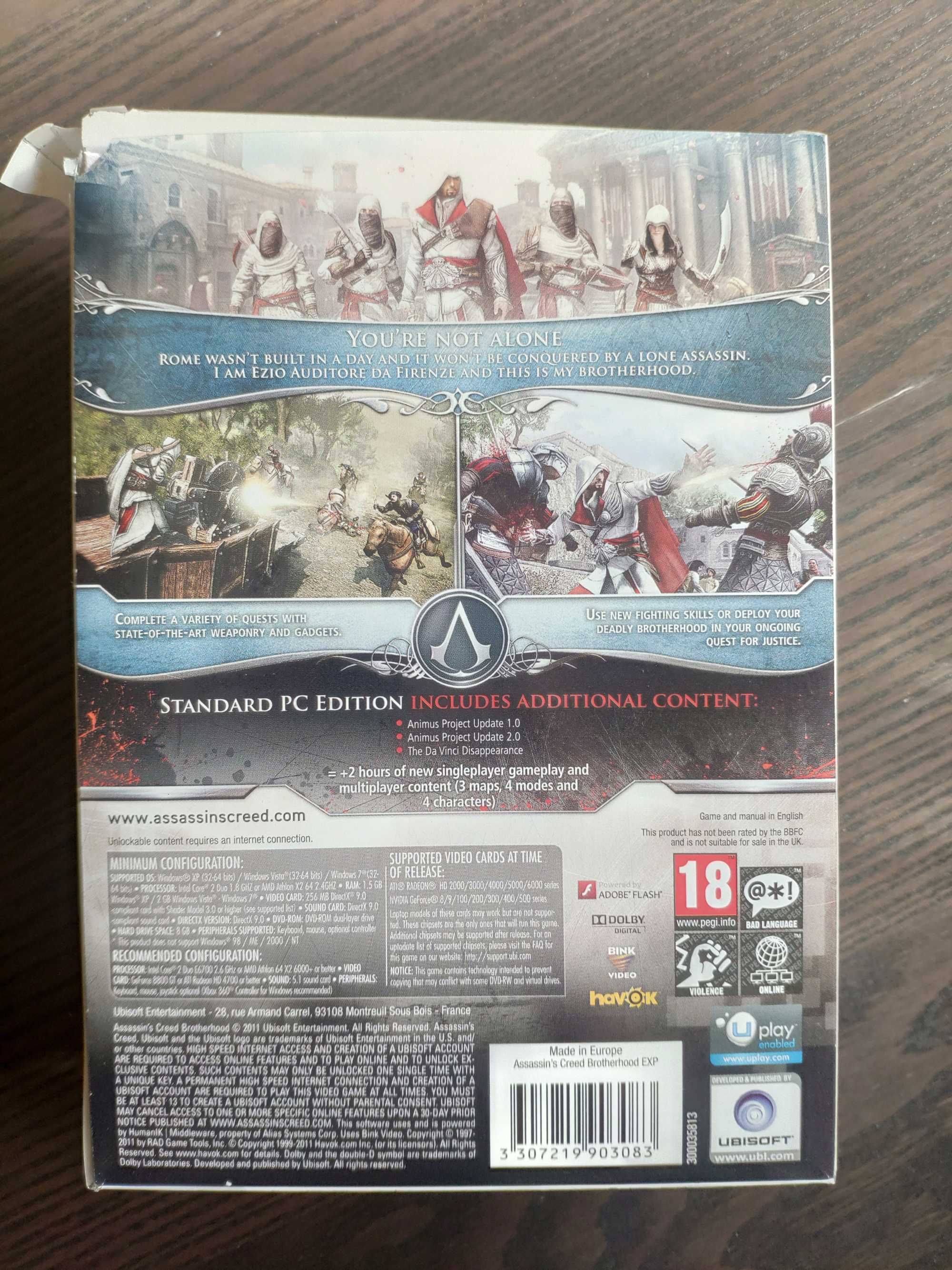 Assassin's Creed Brotherhood Auditore Edition Kolekcjonerska