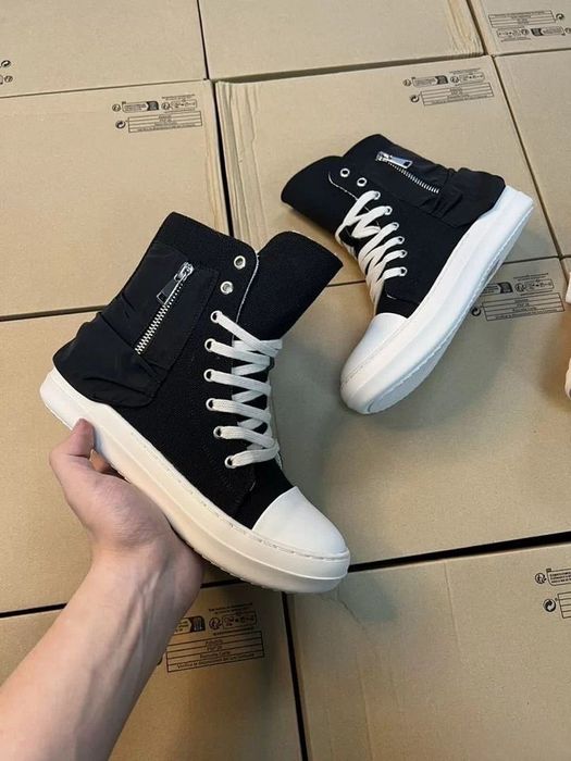 Кеды Rick Owens Ramones cargo | рик оверс рамоны