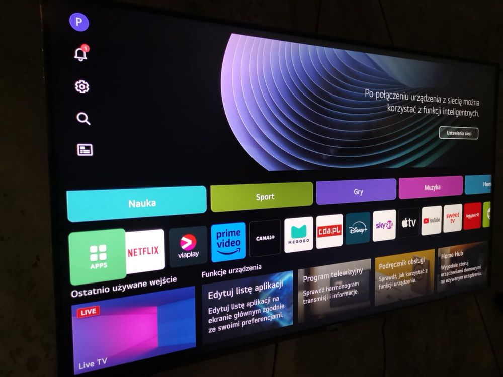 Telewizor LG UHD AI ThinQ 55 – Smart TV nowy