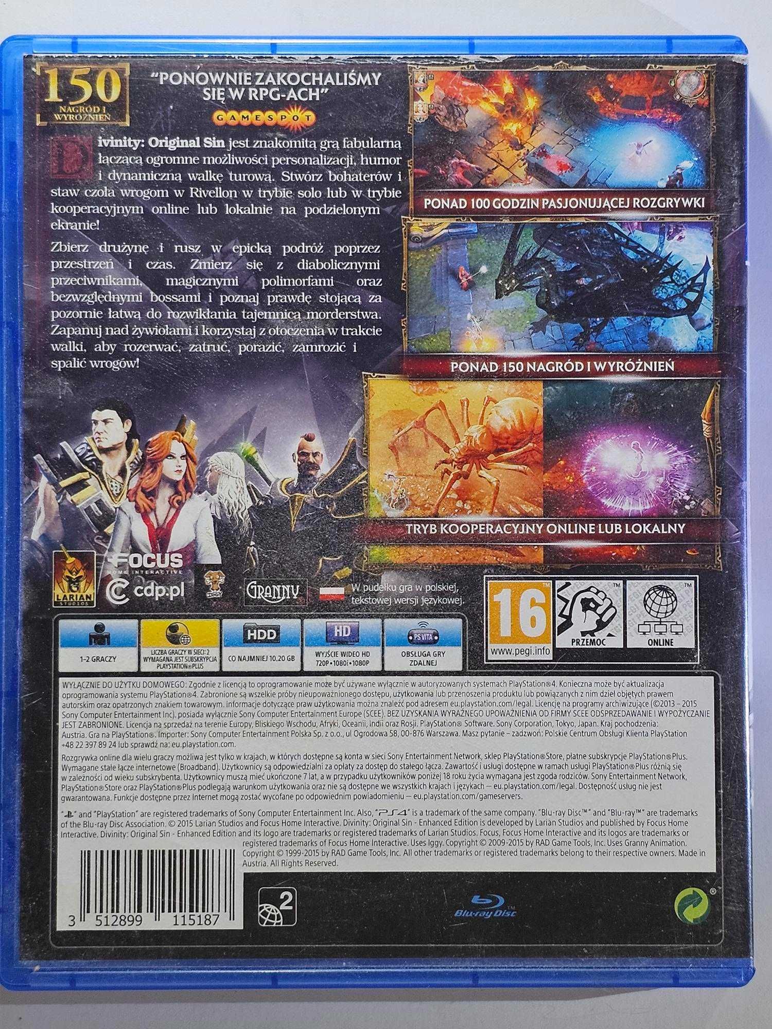 Divinity: Original Sin Enhanced Edition | GRA PS4 | PlayStation 4 | PL