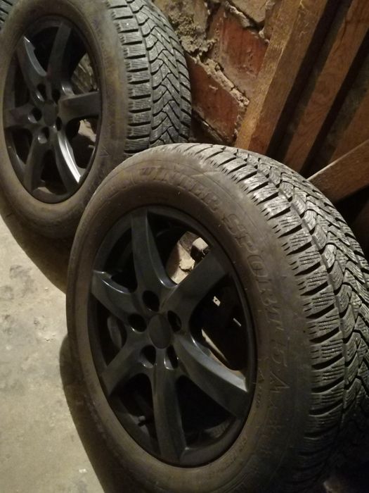 Komplet felg alu16 5x115 z oponami zimowymi 215/60