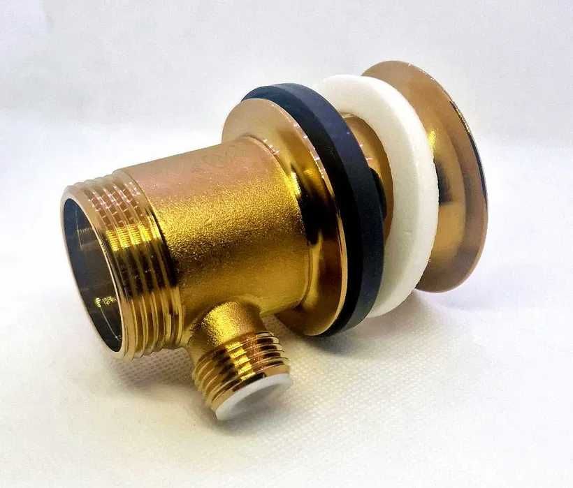 hans grohe Talis E110 Polished Gold - komplet odpływowy z cięgłem