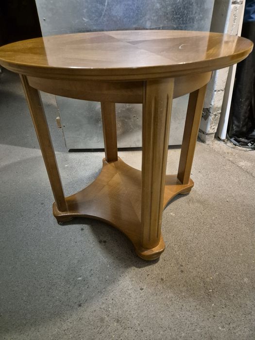 Stolik kawowy z drewna