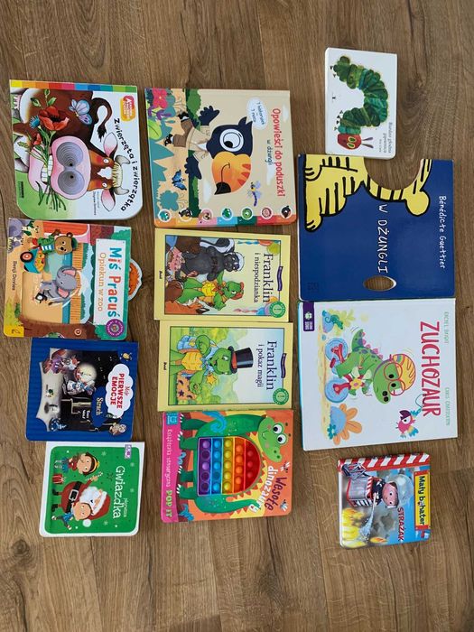 Książeczki dla dzieci Zwierzątka Franklin Dinozaury Mikołaj Mis Pracuś