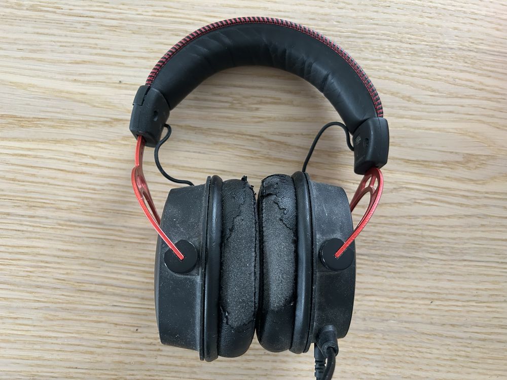 Słuchawki przewodowe z mikrofonem - Hyperx Cloud Alpha - zniszczone