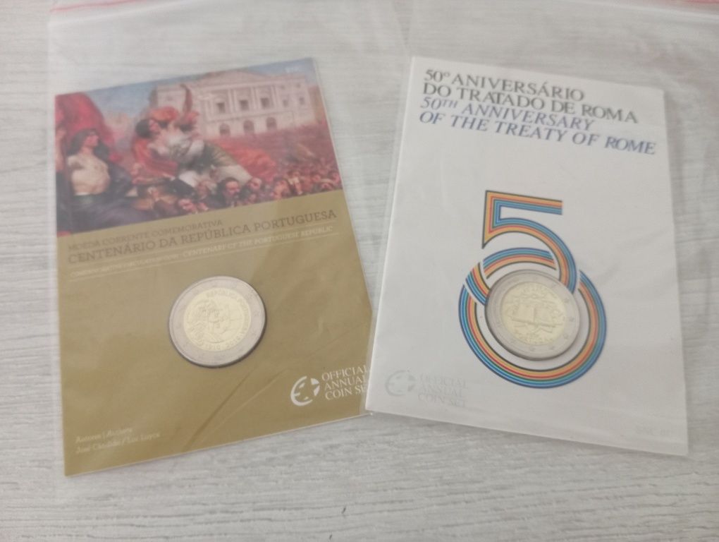 Moedas 2 euros BNC Portugal