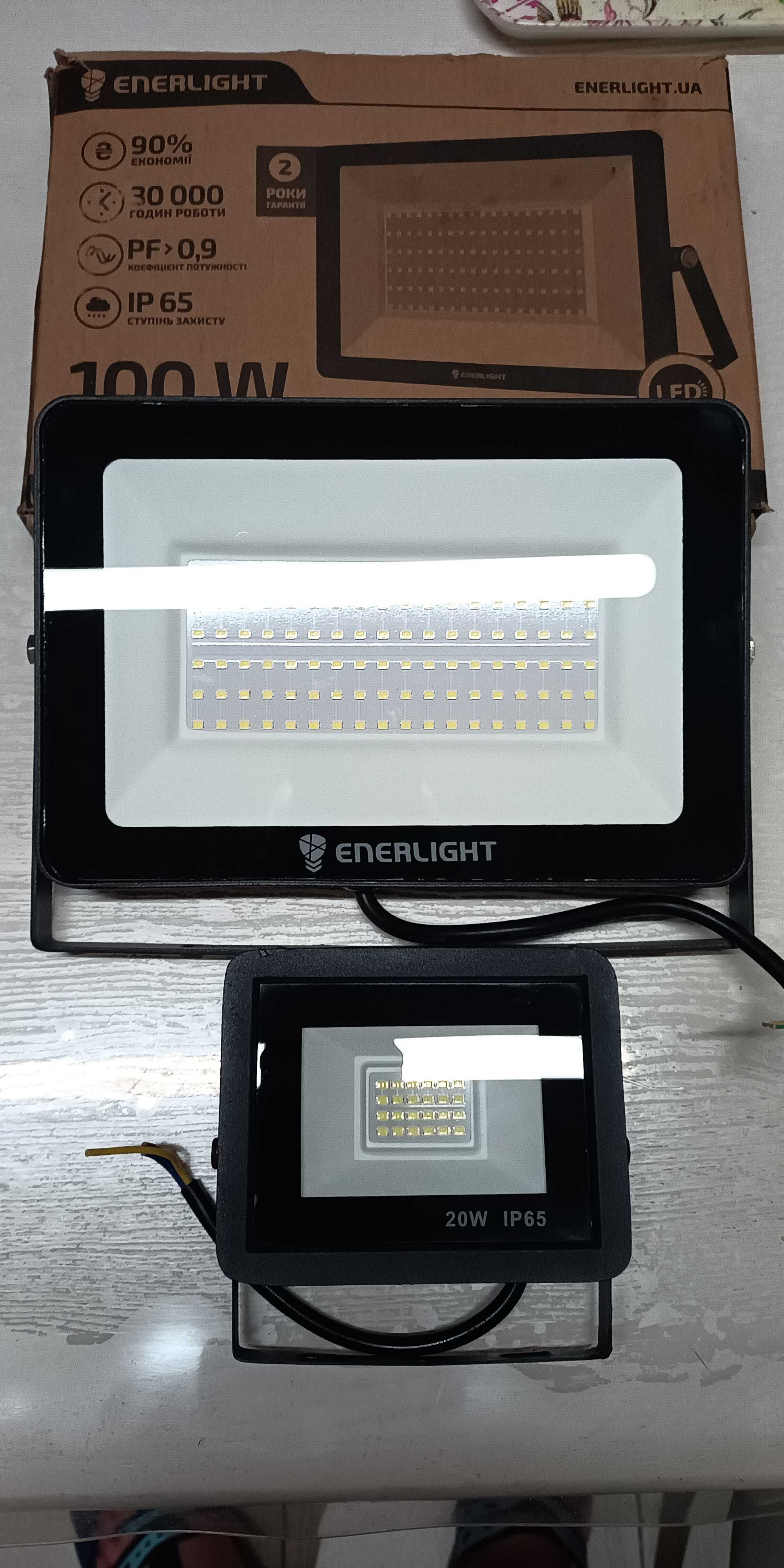 LED прожектор Enerlight MANGUST 100W 6500K IP65 MANGUST100SMD80С