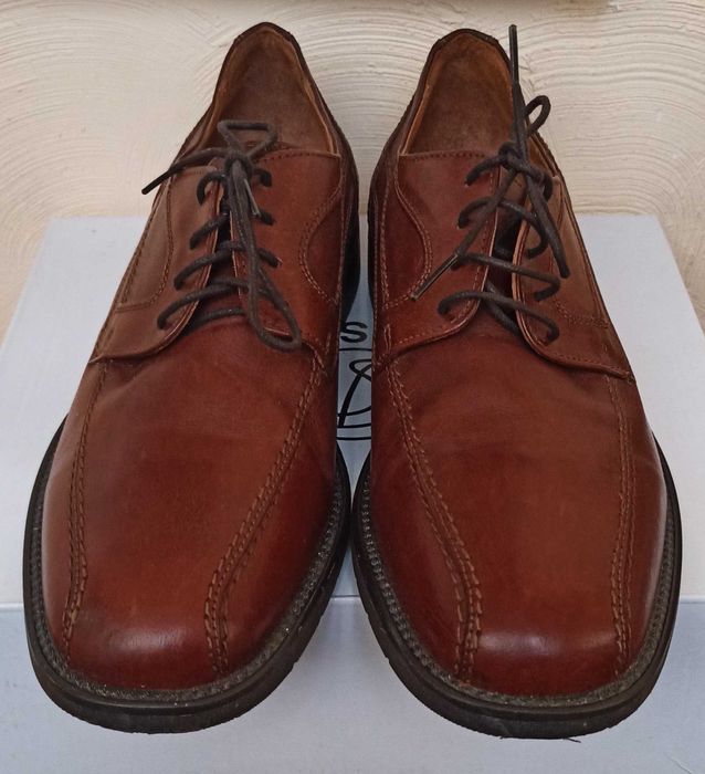 Чоловічі туфлі - дербі BrimeStone Marron 45 розмір, по устілці 30,5 см