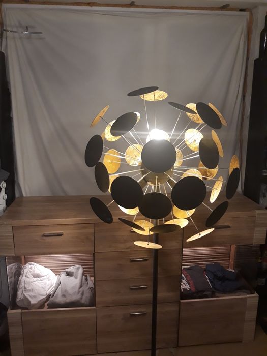 lampa stojaca wiszaca glamour piekna 2 lampy